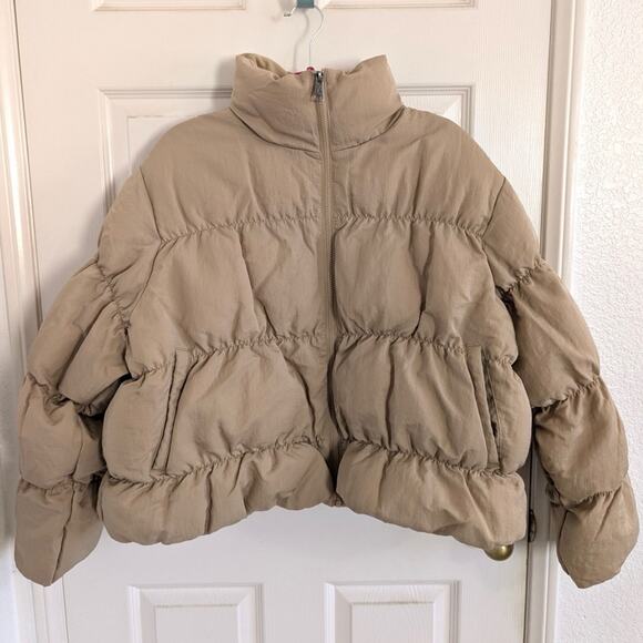 NIKE Air Jordan Water Repellent Nylon Puffer Jacket Puffer Jacket Size L - Picture 3 of 11